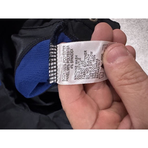 New Boombah Baseball 1/4 Zip‎ Short Sleeve CAGE JACKET Men's Medium Black/Blue - Picture 7 of 12